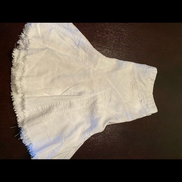 Cute white linen skirt - Picture 4 of 4